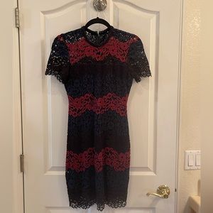 Express Lace Cocktail Dress